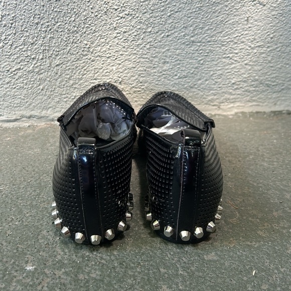 Jeffery Campbell Barnett Studded Pointed Toe Loafers Size 8.5 Business Casual - Picture 4 of 9